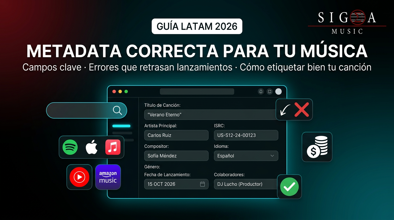 Metadata Musical: Como Etiquetar Tu Cancion Correctamente 2026