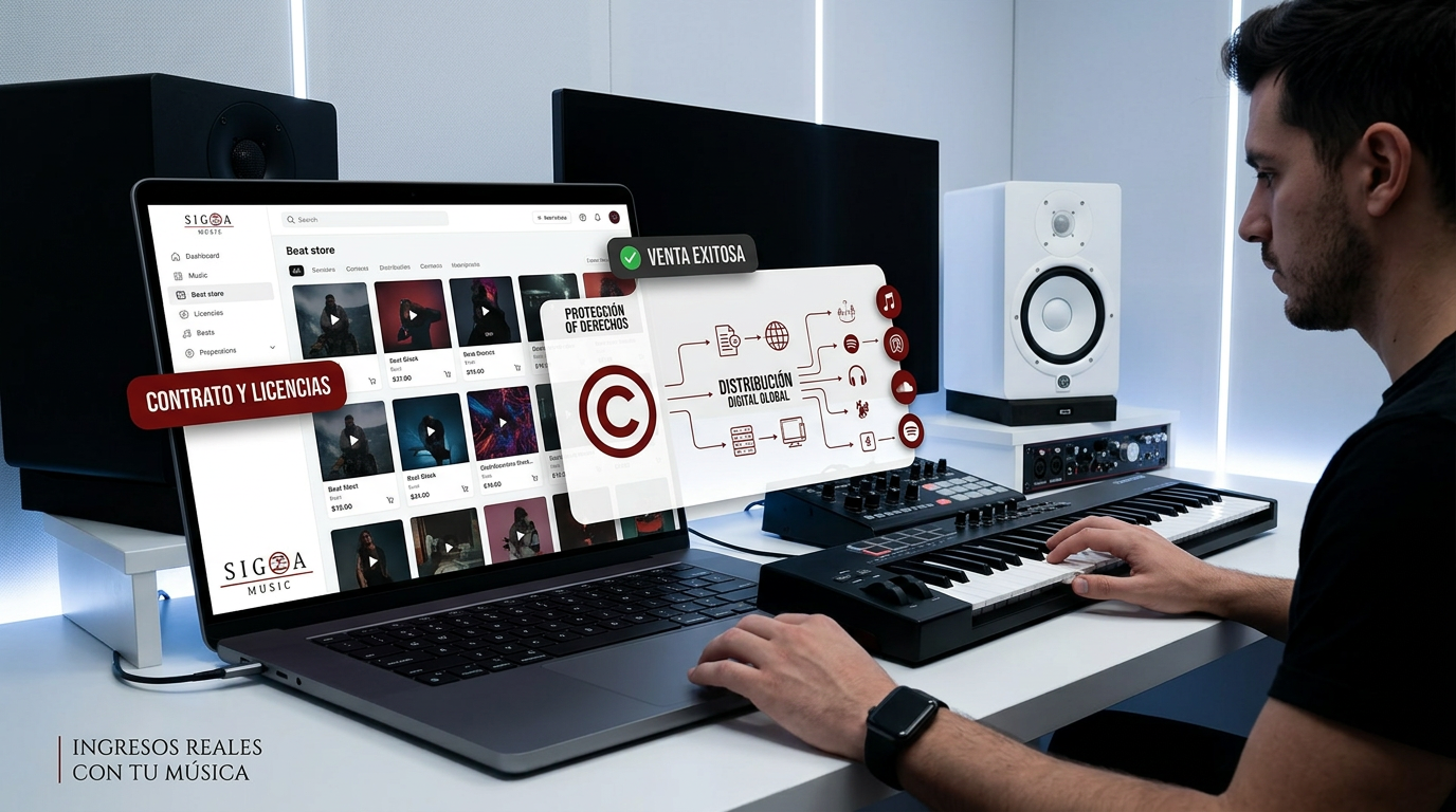 Como Vender Beats Online en 2026: Guia para Productores